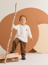Tiny Trailblazer Graphic Long Sleeve Detail 2 - AS Kids
