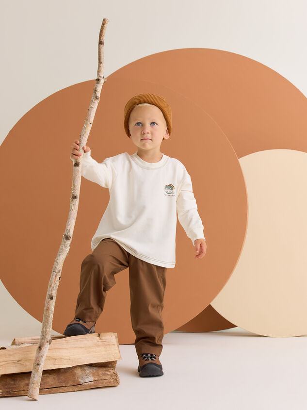 Tiny Trailblazer Graphic Long Sleeve Detail 2 - AS Kids