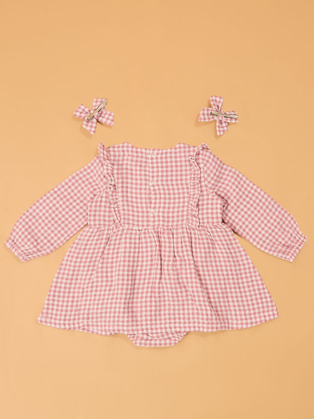 Daphne Duck Gingham Bubble With Bows Detail 5 - AS Kids