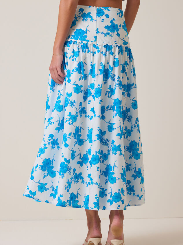 Kika Floral Maxi Skirt Detail 5 - AS Kids