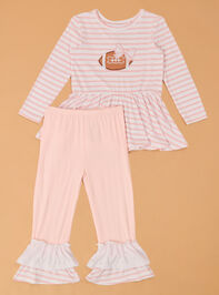Savannah Stripes & Bows Football Set - AS Kids