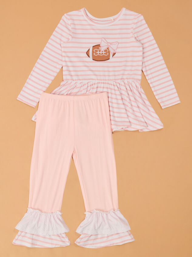 Savannah Stripes & Bows Football Set - AS Kids