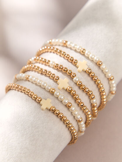 Cross Stretch 6 Layer Bracelet Pack - AS Kids