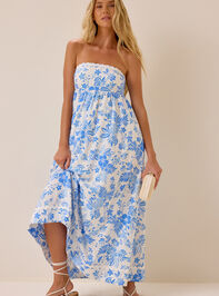Cove Floral Strapless Maxi Dress - AS Kids