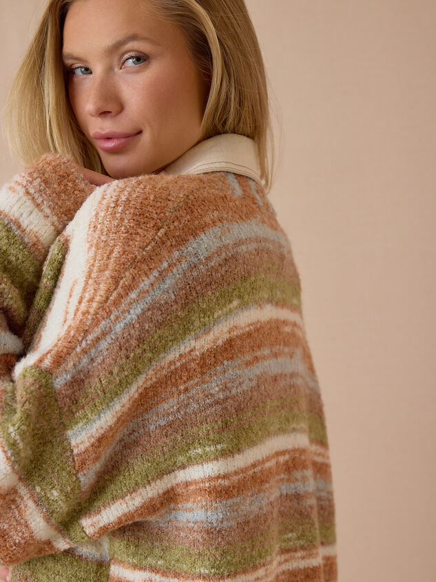 Wrenlee Spacedye Sweater Duster Detail 6 - AS Kids