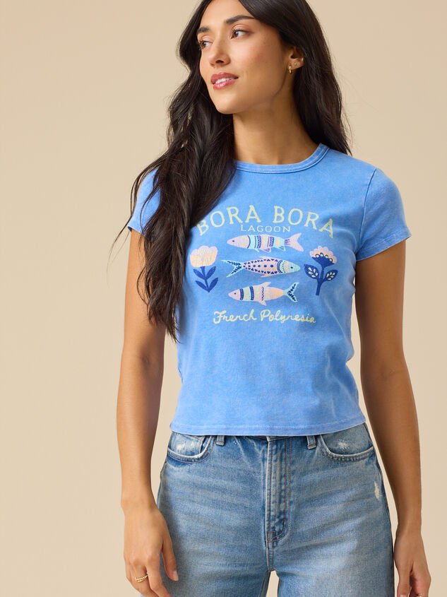 Bora Bora Baby Tee Detail 5 - ALTAR'D STATE KIDS