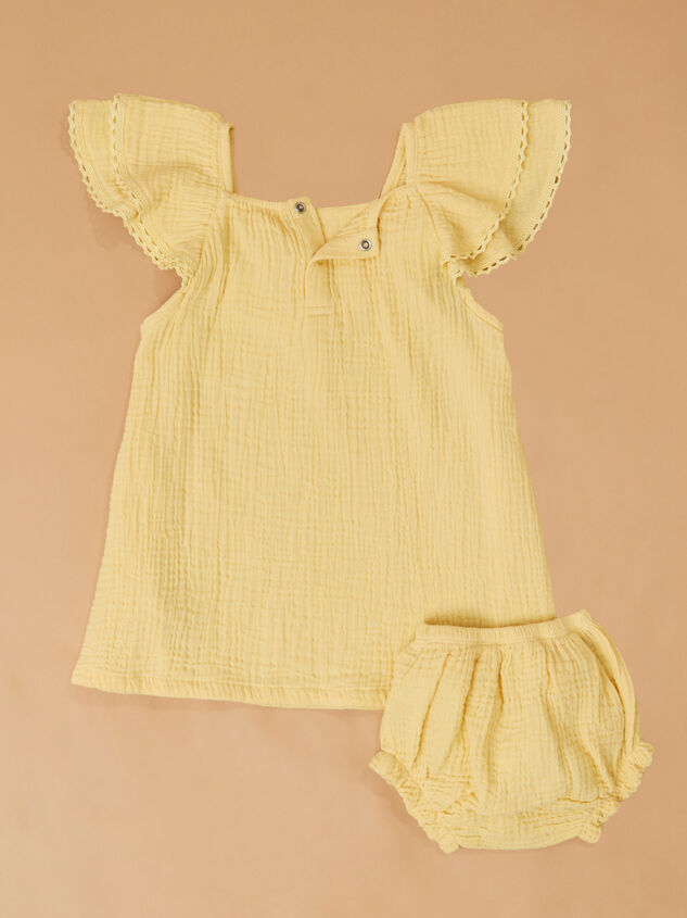 Julia Flutter Sleeve Dress Detail 4 - ALTAR'D STATE KIDS