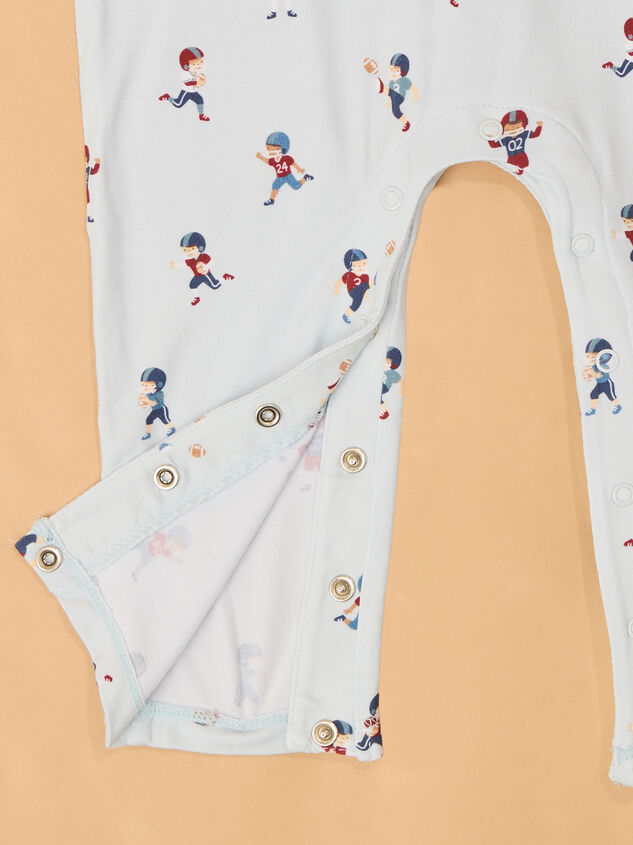 Tiny Footballer Long Sleeve Romper Detail 3 - AS Kids