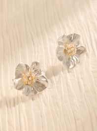 Silver Flower Earring - ALTAR'D STATE KIDS