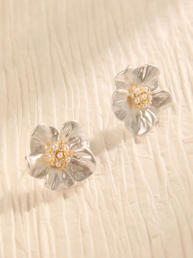 Silver Flower Earring - ALTAR'D STATE KIDS