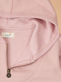 Blushie Fleece Hoodie Detail 2 - ALTAR'D STATE KIDS