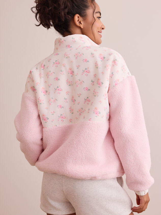 Wildflower Sherpa Zip Up Detail 5 - ALTAR'D STATE KIDS