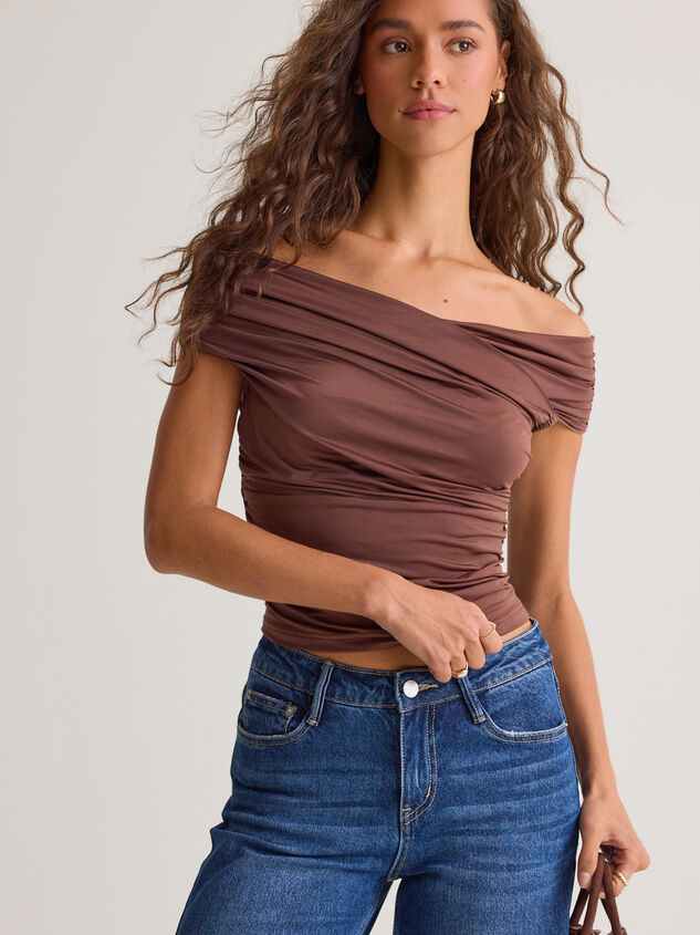 Arden Cowl Neckline Top Detail 3 - AS Kids