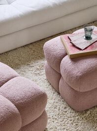 Paula Upholstered Stool Detail 2 - AS Kids