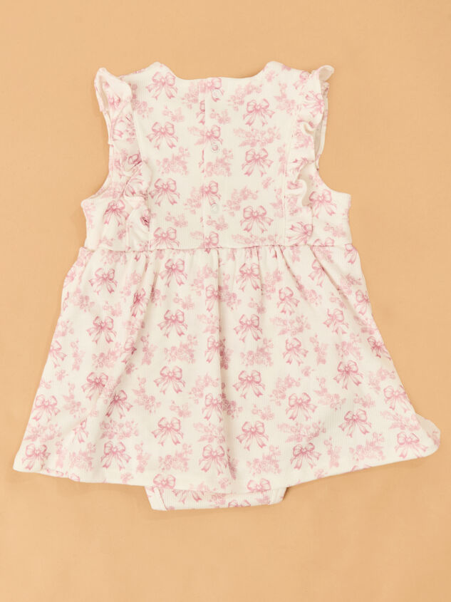 Bonnie Bows Toile Skirt Bodysuit Detail 3 - ALTAR'D STATE KIDS