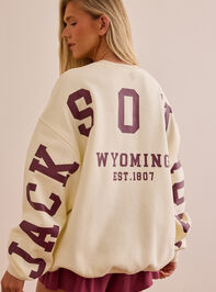 Jackson Hole Wyoming Oversized Pullover - AS Kids