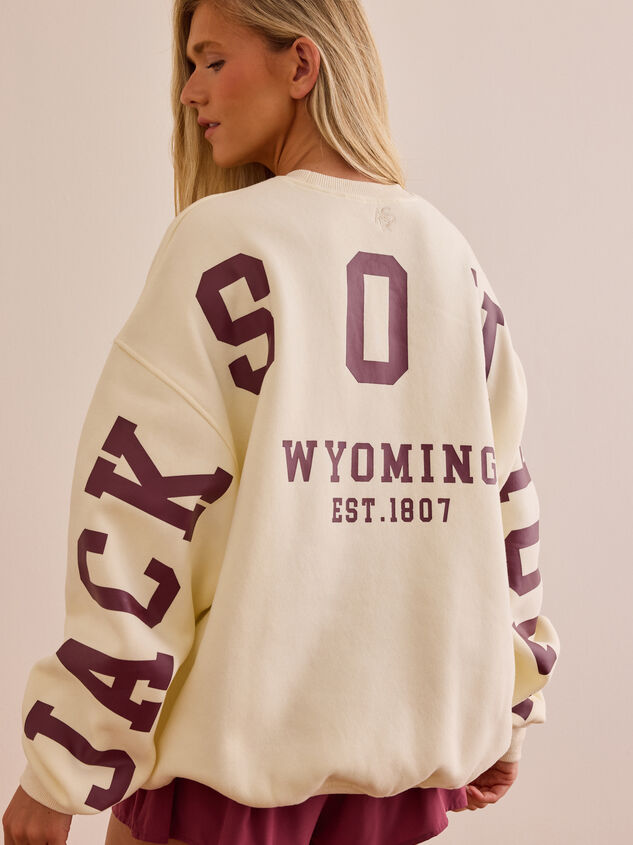Jackson Hole Wyoming Oversized Pullover - AS Kids