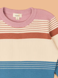 Susannah Striped Dress and Vest Set Detail 4 - AS Kids