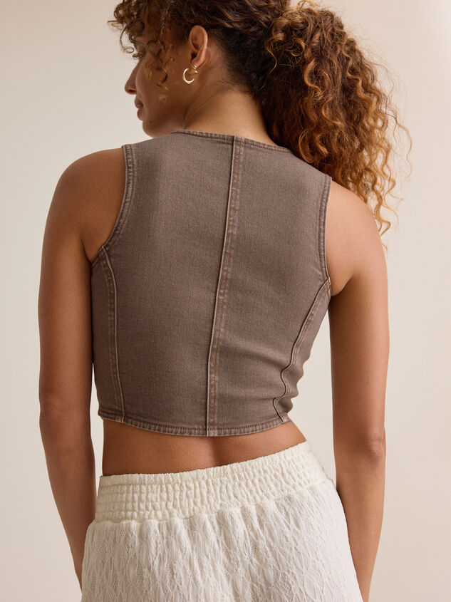 Harlee Denim Vest Detail 5 - AS Kids