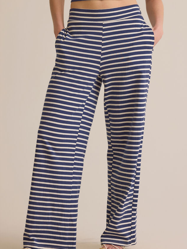 Poppy Stripe Lounge Pants Detail 3 - ALTAR'D STATE KIDS