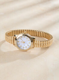 Mother of Pearl Stretch Round Watch - ALTAR'D STATE KIDS