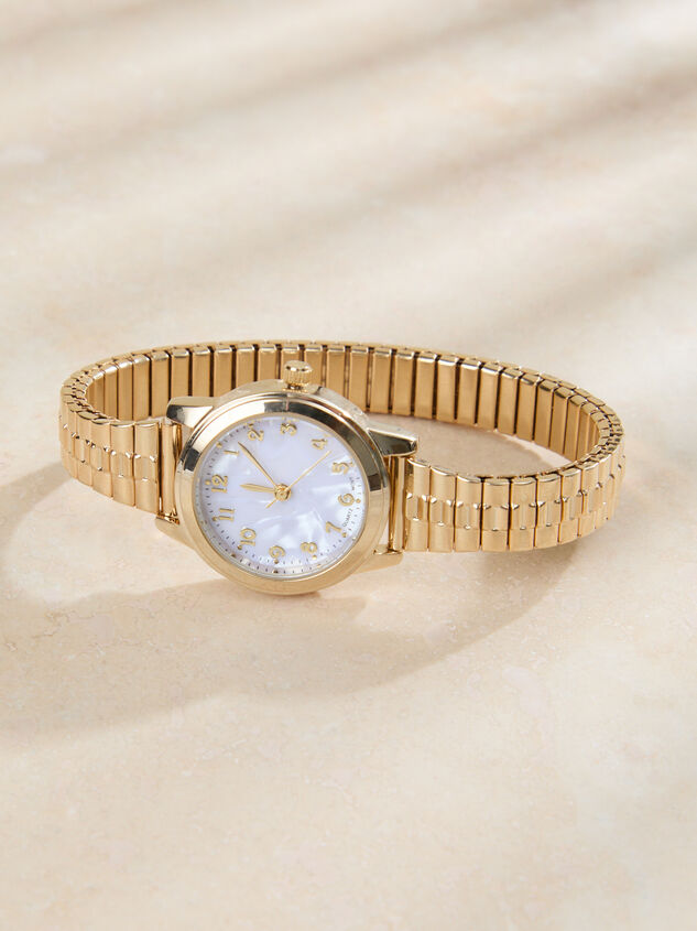 Mother of Pearl Stretch Round Watch - ALTAR'D STATE KIDS