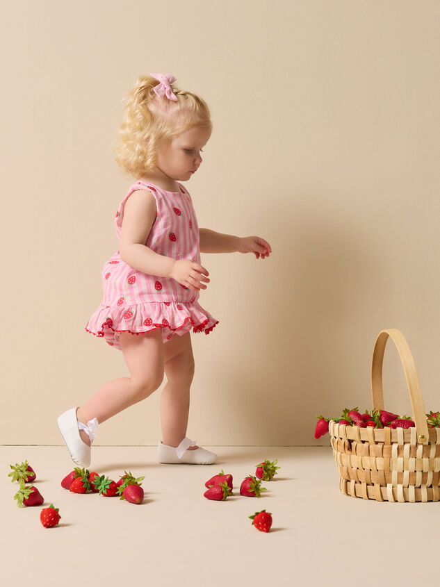 Strawberry Stripe Top with Hat Detail 3 - ALTAR'D STATE KIDS