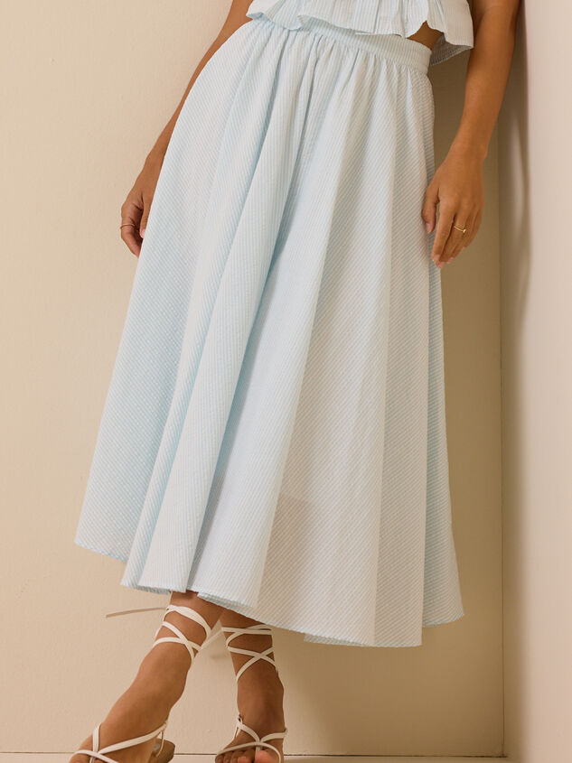 Matilda Stripe Midi Skirt Detail 3 - AS Kids