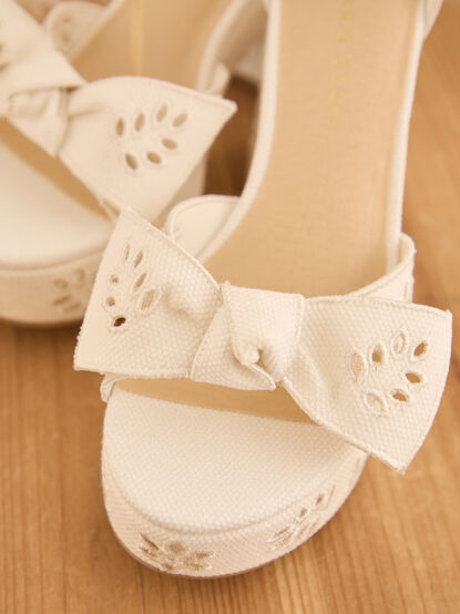 Liloa Eyelet Platform Heel - ALTAR'D STATE KIDS