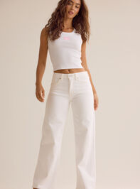 Hazel Ribbed Patch Cami Detail 3 - AS Kids