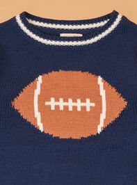 Tiny Tailgater Knit Sweater Detail 2 - AS Kids