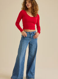 Tina Wide Leg Jeans Detail 2 - ALTAR'D STATE KIDS