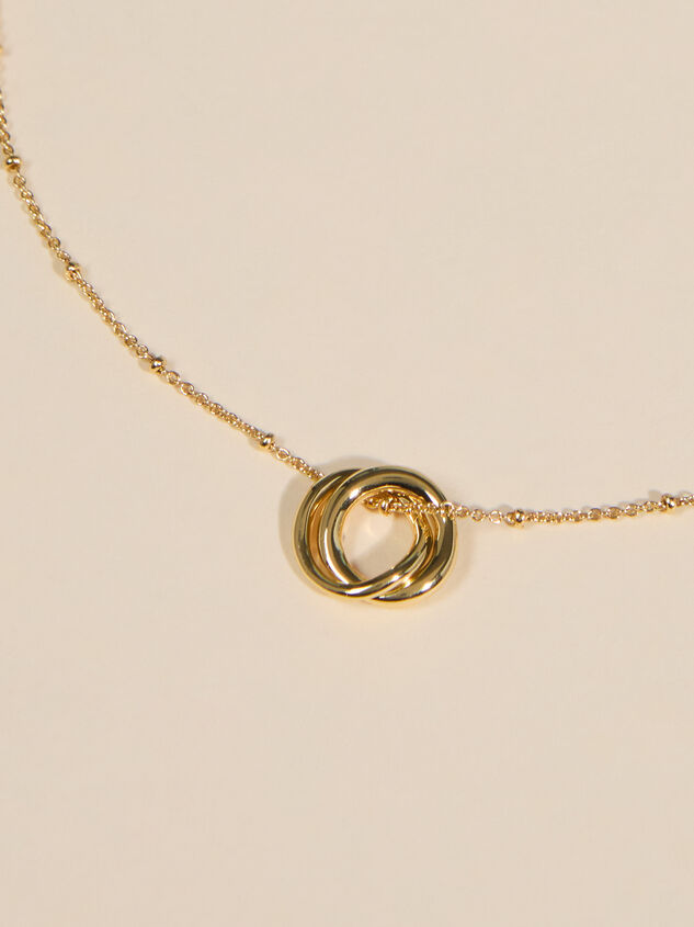 18K Gold Pray Wait Trust Necklace Detail 2 - ALTAR'D STATE KIDS