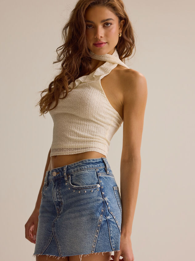 Leah Studded Denim Skirt - AS Kids