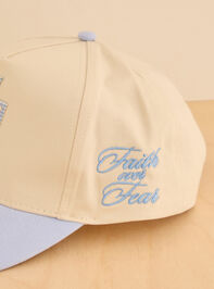 Faith Over Fear Cross Trucker Hat Detail 2 - ALTAR'D STATE KIDS