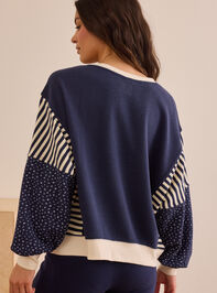 Patchwork Floral Sweatshirt Detail 4 - ALTAR'D STATE KIDS