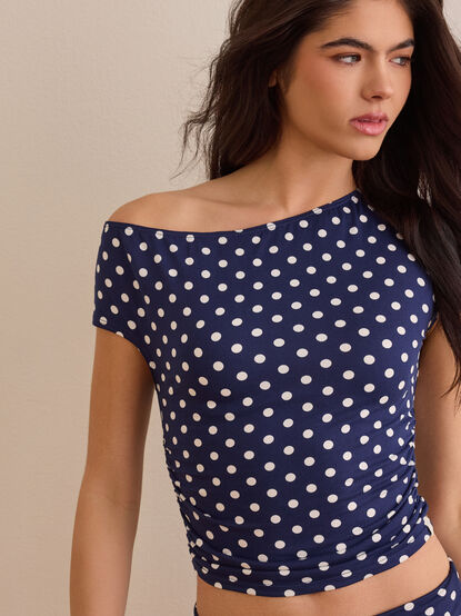 Fast Lane Polka Dot Top - ALTAR'D STATE KIDS