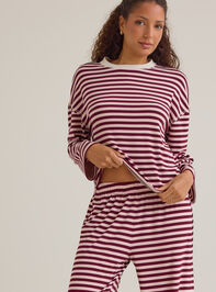 Cate Striped Crewneck Top Detail 3 - AS Kids