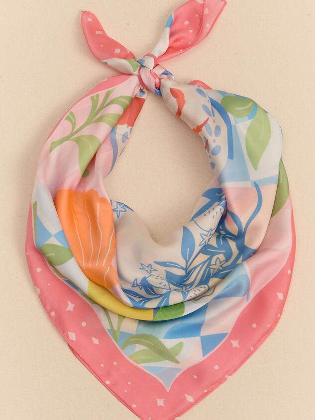 Coastal Summer Scarf Detail 2 - AS Kids