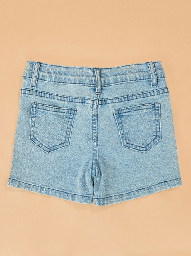 Lanna Embroidered Denim Short Detail 4 - ALTAR'D STATE KIDS