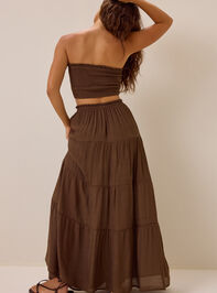 Tate Tiered Flowy Maxi Skirt Detail 4 - AS Kids