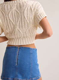 Jasmine Mini Denim Skirt Detail 6 - AS Kids