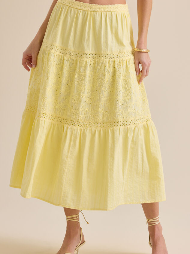 Nyx Lace Midi Skirt Detail 4 - ALTAR'D STATE KIDS