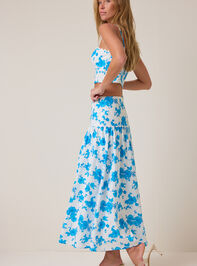 Kika Floral Maxi Skirt Detail 4 - AS Kids