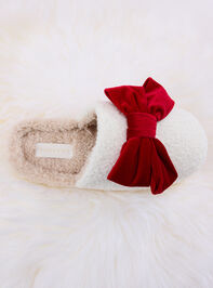 Valerie Bow Slipper Detail 3 - ALTAR'D STATE KIDS