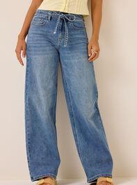 Rayleigh Tie Waist Jeans Detail 3 - AS Kids