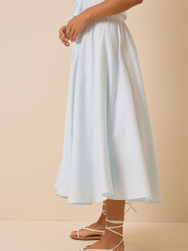 Matilda Stripe Midi Skirt Detail 4 - AS Kids