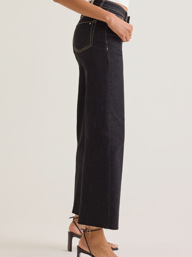 Janae Mid Rise Contrast Pipe Jean Detail 4 - AS Kids
