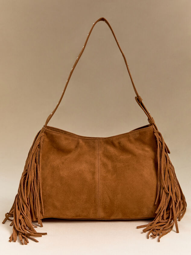 Jo Fringe Suede Shoulder Bag Detail 2 - AS Kids