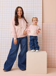 Briar Braided Bow Mama Sweater - AS Kids